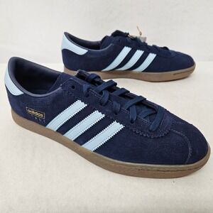 Adidas Stadt Casual Sneakers JQ9008 Night Indigo Clear Sky Gum Men's Size 10.5